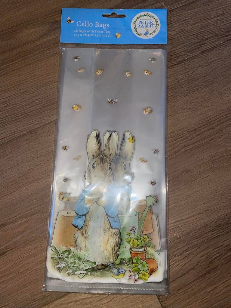 NIEUW Pieter Konijn - 20x cellofaanzakken, Ophalen of Verzenden, Nieuw