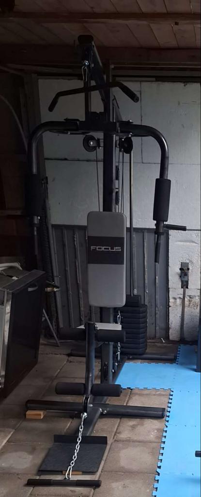 Focus Home Gym Krachtstation - Compleet Fitnessapparaat, Sport en Fitness, Fitnessmaterialen, Ophalen of Verzenden, Gebruikt, Armen