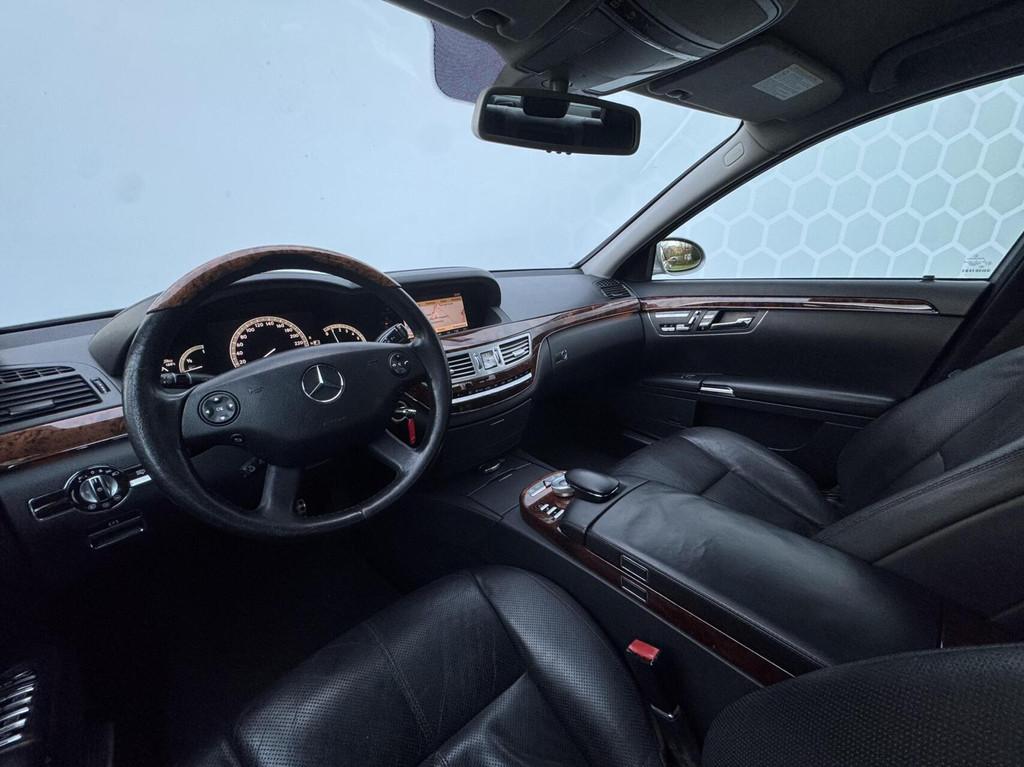 Mercedes S-klasse 500 Distronic 20 inch AMG Zwart Leer Xenon, Automaat, 5461 cc, Achterwielaandrijving, Gebruikt