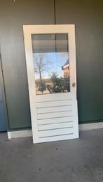 Binnendeur H 1.98 B 0.83 .  Glas 1.00 bij 0.60 ., Ophalen of Verzenden, Gebruikt