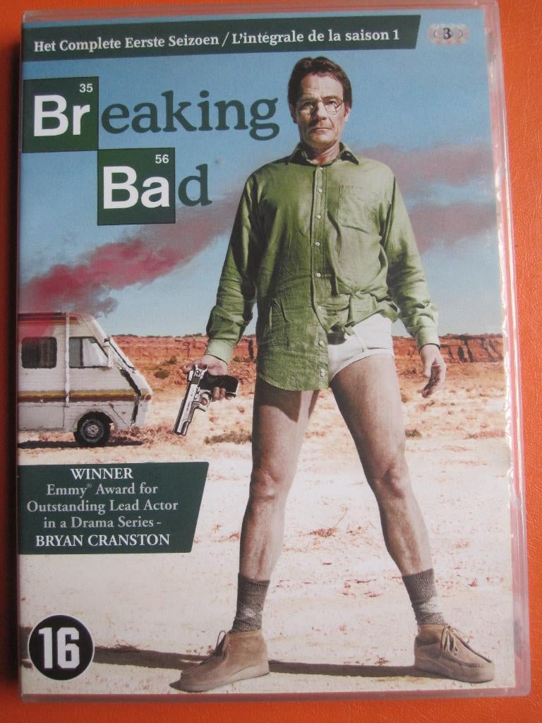 Breaking Bad Het Complete Eerste Seizoen (2008) 3 disc, Vanaf 16 jaar, Boxset, Drama, Ophalen of Verzenden
