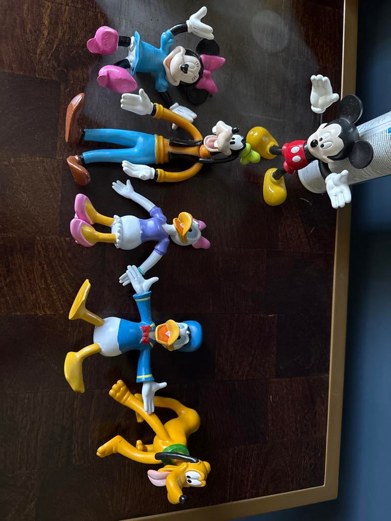 Disneyfiguren: Mickey, Minnie, Donald, Katrien, Goofy, Pluto, Verzamelen, Disney, Ophalen, Donald Duck, Gebruikt, Beeldje of Figuurtje