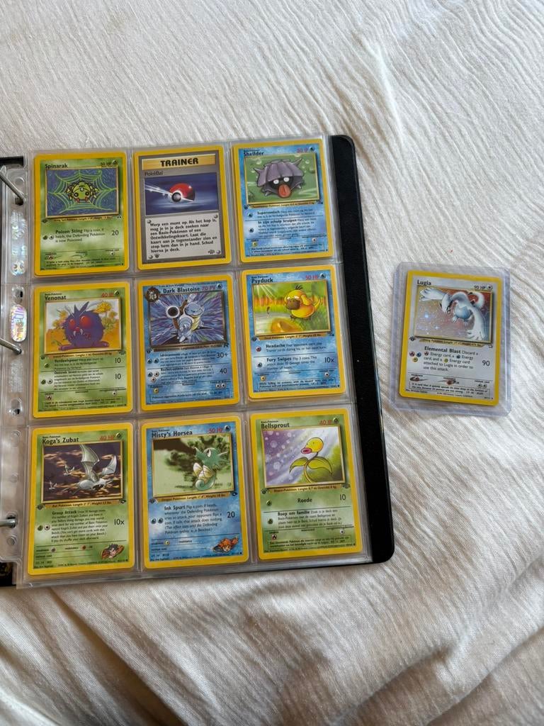 Grote verzameling 1st edition pokemon kaarten. NM-Mint, Ophalen of Verzenden, Zo goed als nieuw, Meerdere kaarten