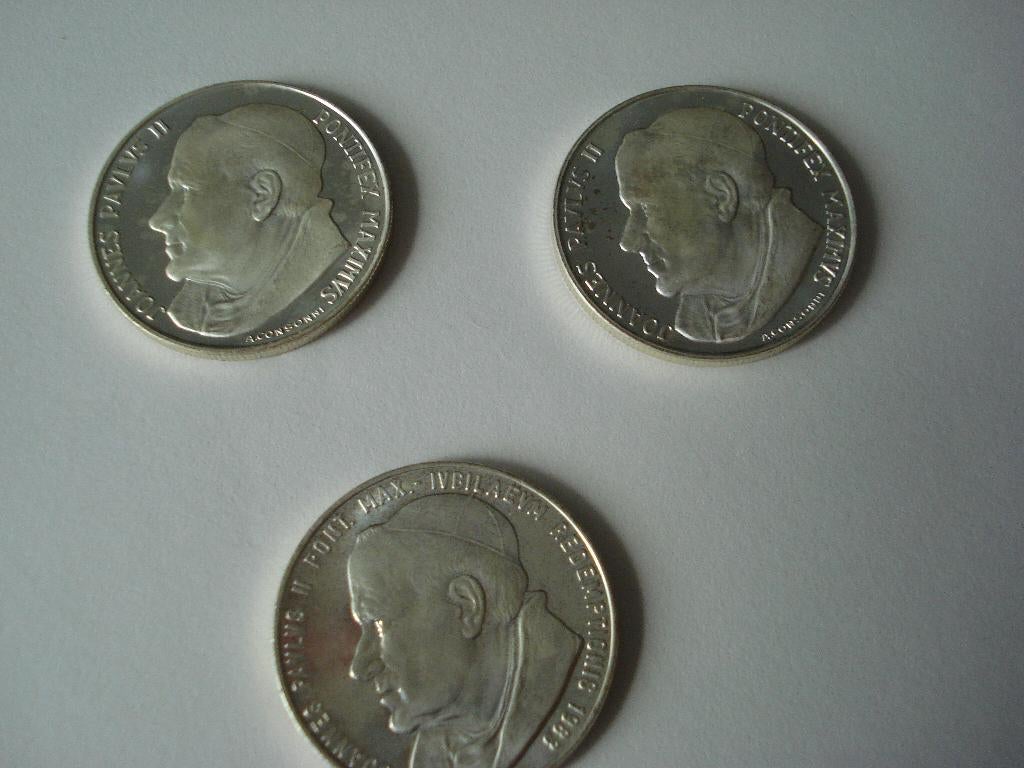 3 MUNTEN VATICAAN, Ophalen of Verzenden, Overige landen, Setje