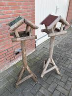 2  Vogelvoederhuisjes staand, Ophalen, Gebruikt