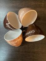 4 Koffie kopjes gratis, Ophalen, Keramiek, Zo goed als nieuw, Overige stijlen