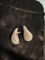 Most Wanted oorbellen zilver strass, Sieraden, Tassen en Uiterlijk, Manchetknopen, Ophalen of Verzenden, Zo goed als nieuw, Zilver