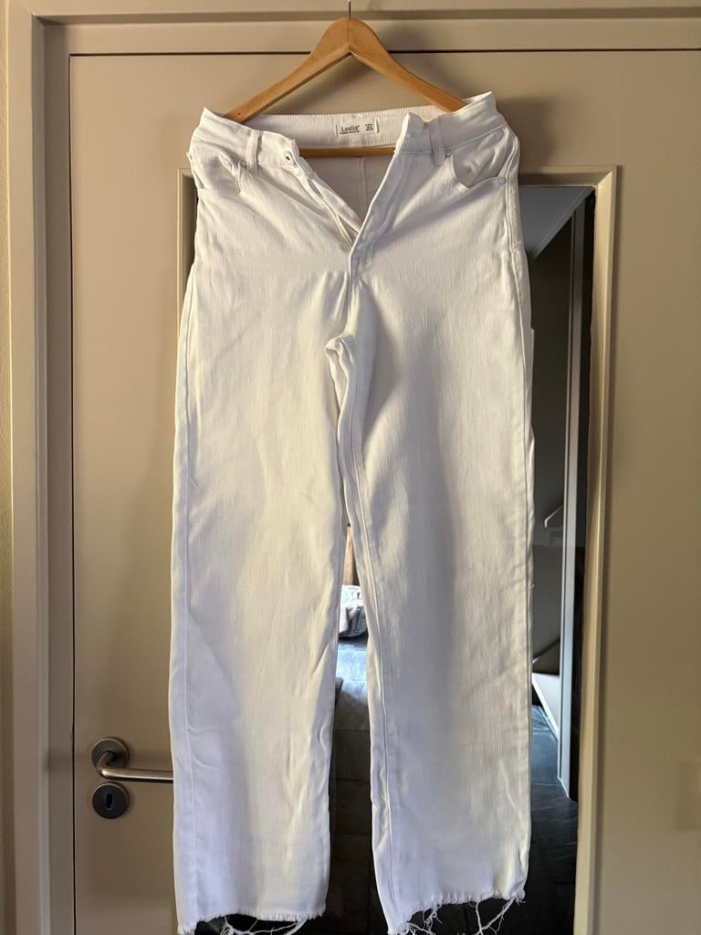 Witte jeans Laulia maat 36, Ophalen of Verzenden, Gedragen, Wit, W28 - W29 (confectie 36)