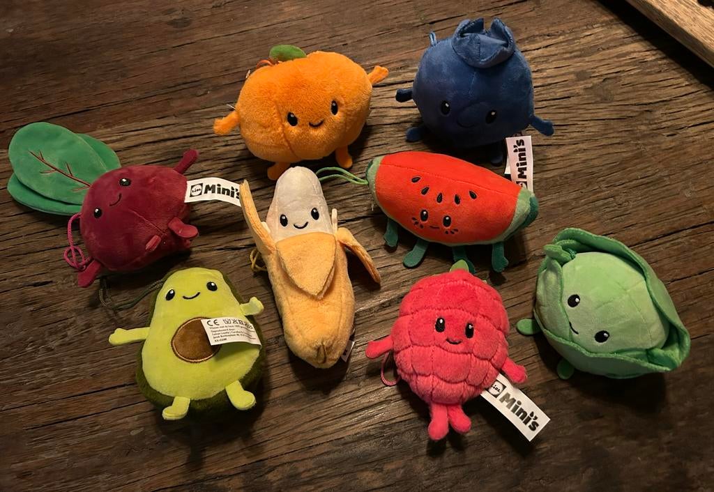 Lidl mini’s knuffels groenten en fruit, Ophalen of Verzenden, Overige typen