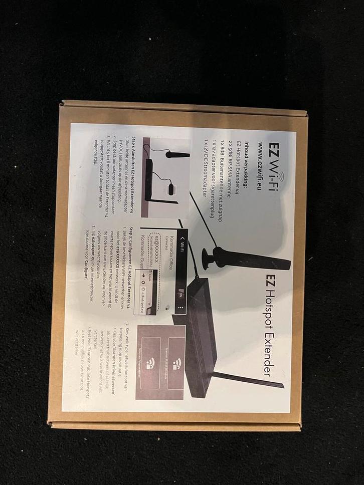 EZ Hotspot Extender - WiFi voor huis, tuin & camping, Computers en Software, Routers en Modems, Zo goed als nieuw, Router, Ophalen of Verzenden