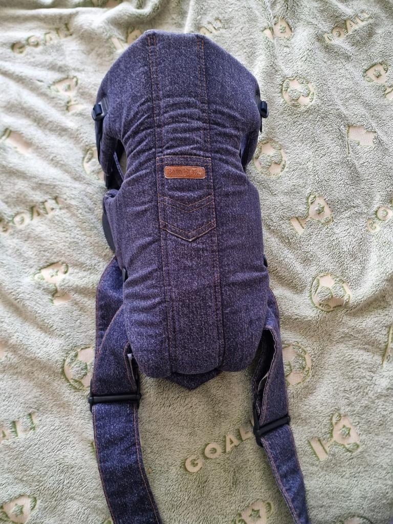 BabyBjörn draagzak met regenhoes, Gebruikt, Buik of Rug, Ophalen of Verzenden, Baby Björn