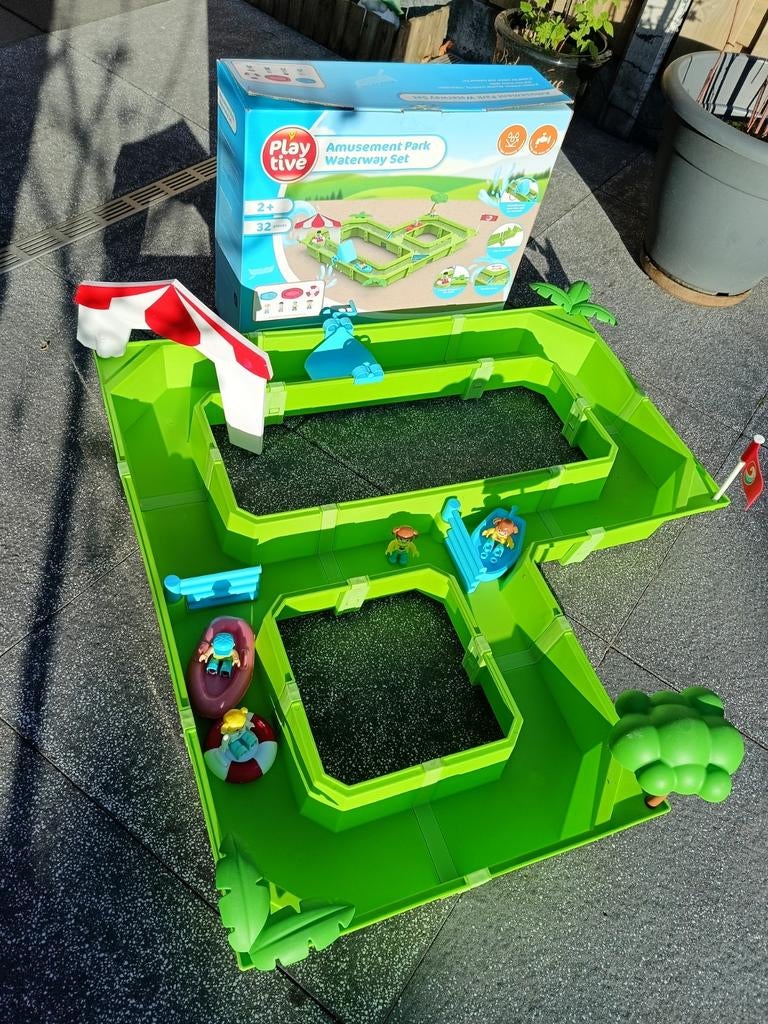 Playtive Waterbaan Amusements Park - Zo goed als nieuw, Kinderen en Baby's, Speelgoed | Buiten | Los speelgoed, Ophalen of Verzenden