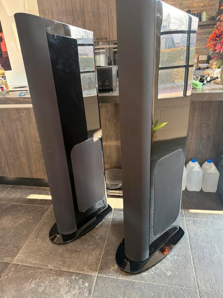Goldenear triton reference Luidsprekers in nieuwstaat., Audio, Tv en Foto, Luidsprekers, Zo goed als nieuw, Front, Rear of Stereo speakers