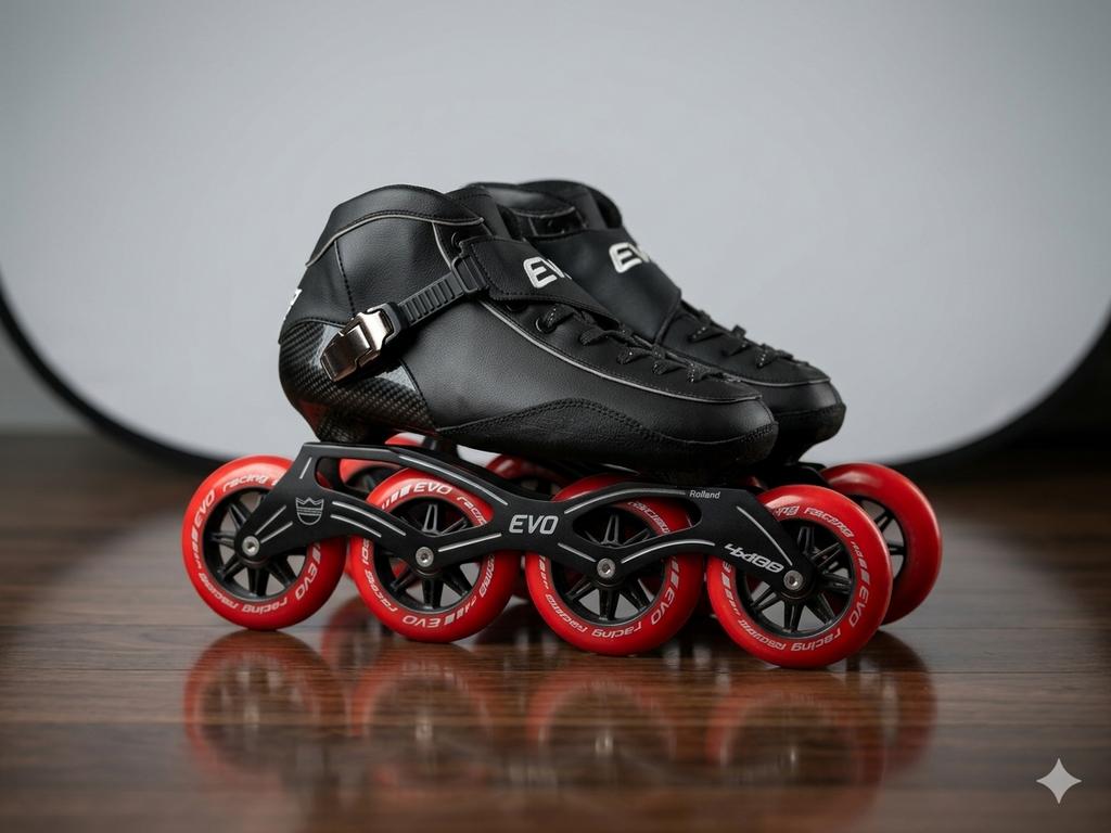 Professionele EVO skeeles  (Maat 41) – Carbon & Thermoplasti, Sport en Fitness, Skeelers, Ophalen of Verzenden, Gebruikt, Overige merken