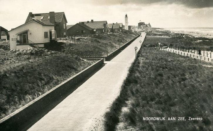 NOORDWIJK – Zeereep met Vuurtoren 1970 (VK551), Verzamelen, Ansichtkaarten | Nederland, Ongelopen, Zuid-Holland, 1960 tot 1980