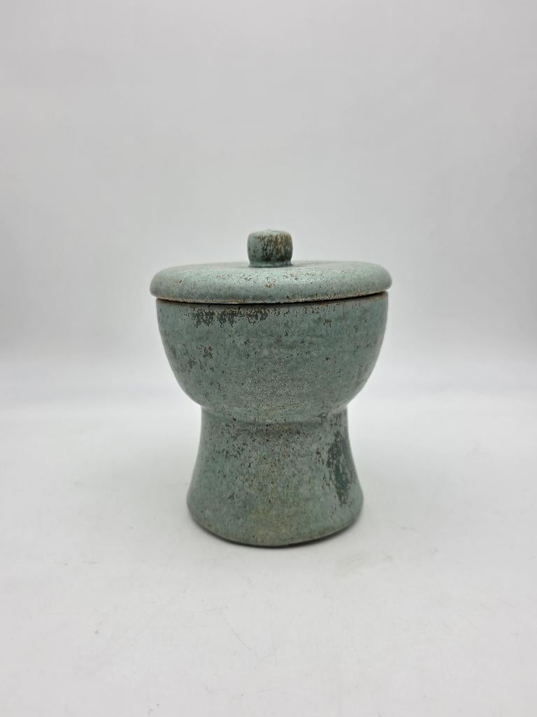Pot met deksel Vintage Studio Keramiek, Antiek en Kunst, Antiek | Keramiek en Aardewerk, Ophalen of Verzenden