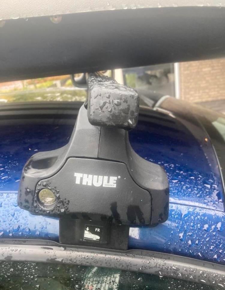 Thule dakdragers VW Polo 3 deurs ( diverse modellen ), Auto diversen, Dakdragers, Ophalen, Gebruikt