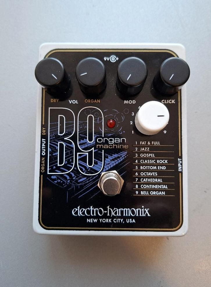 ELECTRO HARMONIX B9 ORGAN MACHINE voor Ac. & Electr. gitaar, Muziek en Instrumenten, Effecten, Zo goed als nieuw, Multi-effect