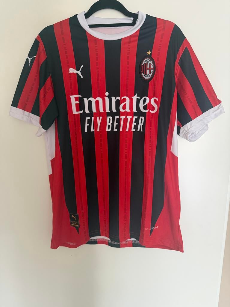 AC Milan Rafa Leão Thuisshirt Maat L, Maat L, Ophalen of Verzenden, Zo goed als nieuw, Shirt