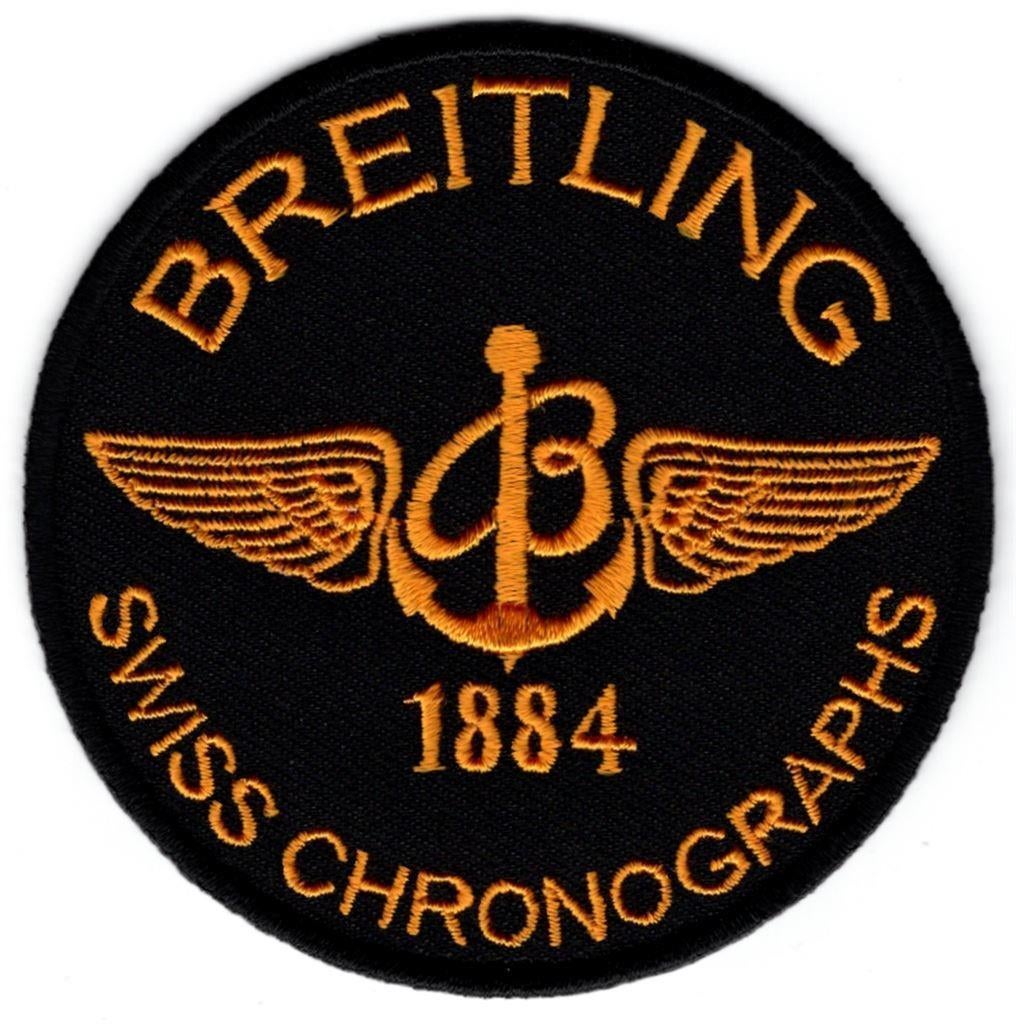 Breitling stoffen opstrijk patch embleem #1, Ophalen of Verzenden, Nieuw, Overige typen