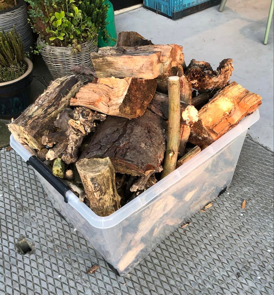 Openhaardhout, Tuin en Terras, Haardhout, Minder dan 3 m³, Ophalen, Overige houtsoorten, Blokken