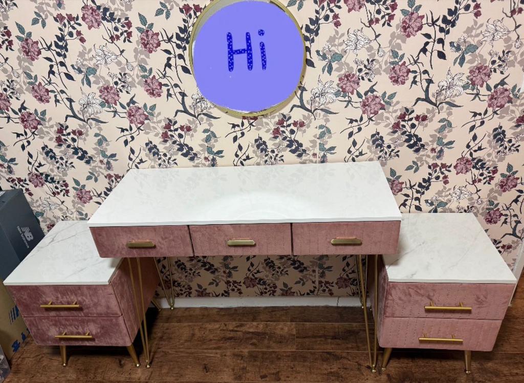 Makeup kast met bijzet tafel, Huis en Inrichting, 100 tot 150 cm, Ophalen of Verzenden, Zo goed als nieuw, Minder dan 100 cm