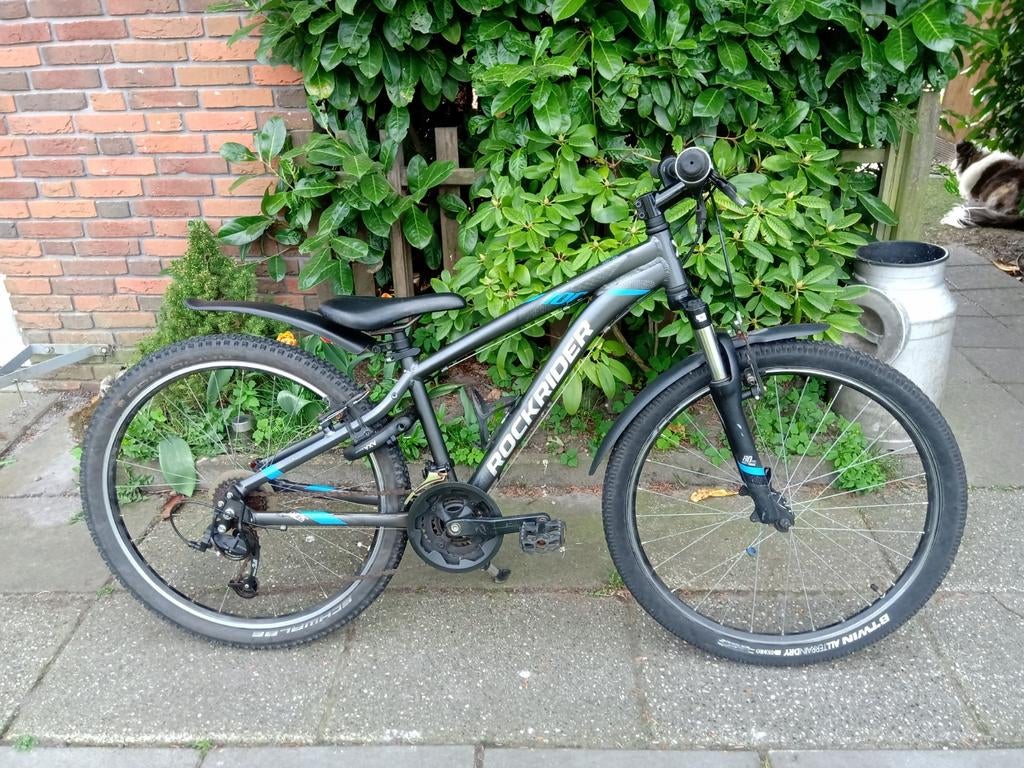 Stoere gebruikte 26 inch jongens fiets Mtb rockrider st 100, Fietsen en Brommers, Fietsen | Mountainbikes en ATB, Gebruikt, Heren