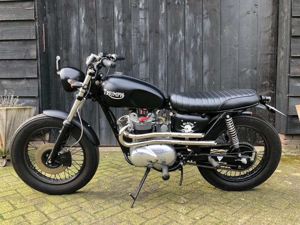 Triumph T100SS, Motoren, 2 cilinders, 490 cc, Overig, Minimaal motorrijbewijs A2
