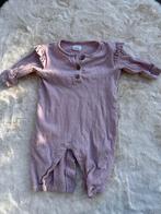 Zeeman Romper Lichtpaars met Knoopjes en Ruches 56, Ophalen of Verzenden, Gebruikt, Meisje