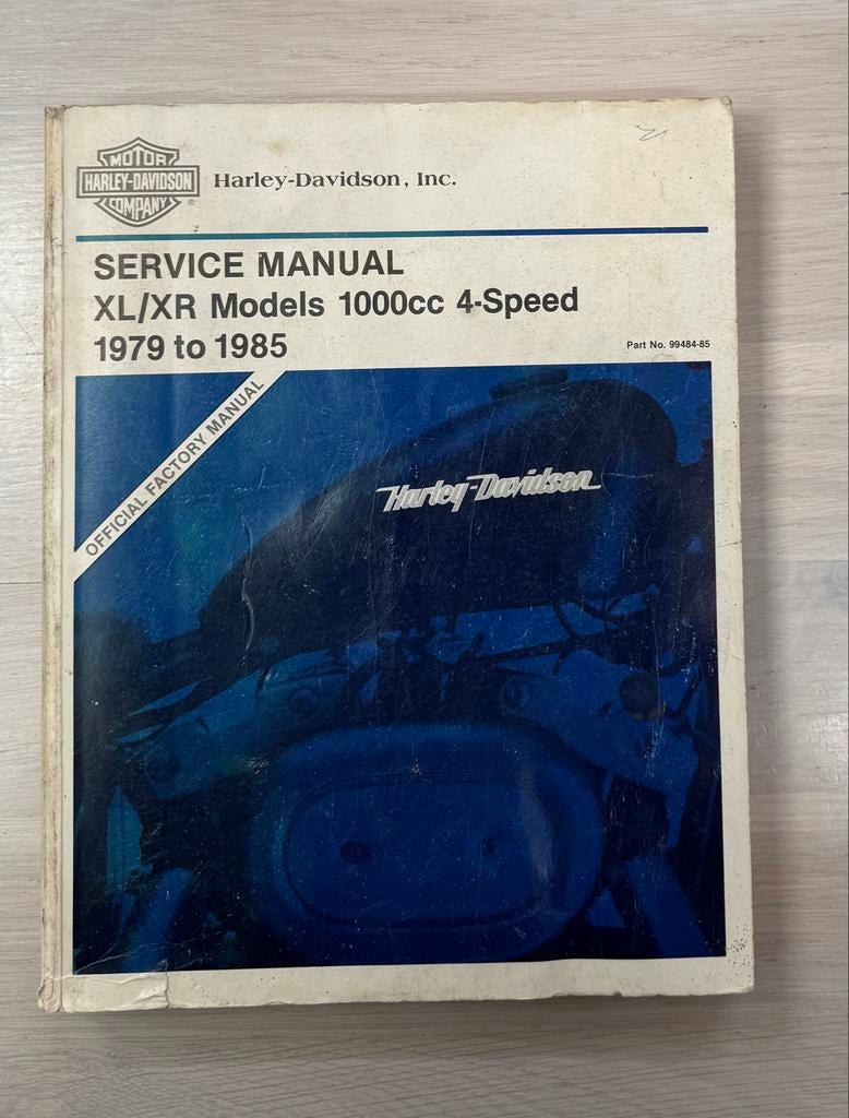 Harley-Davidson Service Manual XL/XR 1000cc (1979-1985) + XR, Motoren, Ophalen of Verzenden, Harley-Davidson of Buell