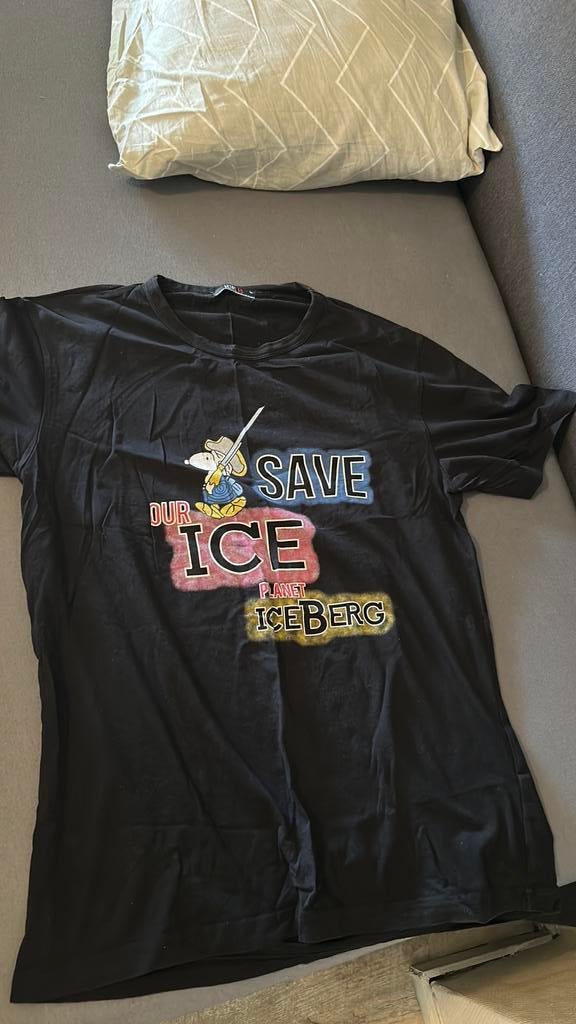 Ice berg tshirt maat M, Ophalen of Verzenden, Zo goed als nieuw, Zwart