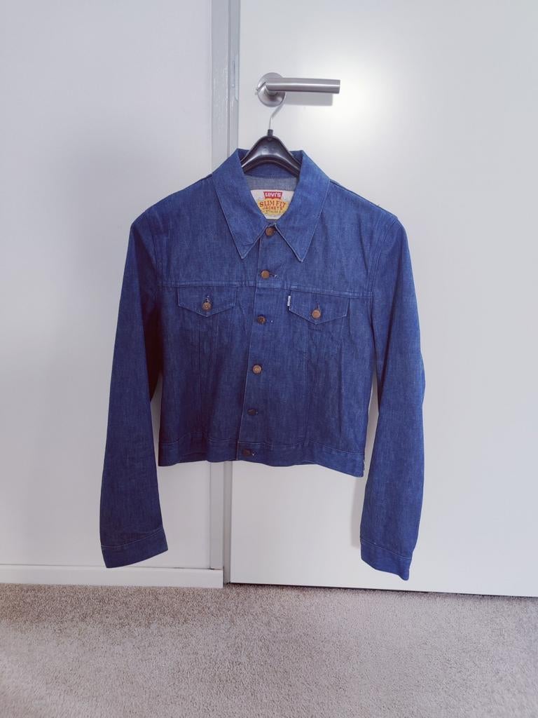 Levi's levis spijkerjack jas vintage jaren 60, Ophalen of Verzenden, Zo goed als nieuw, Blauw