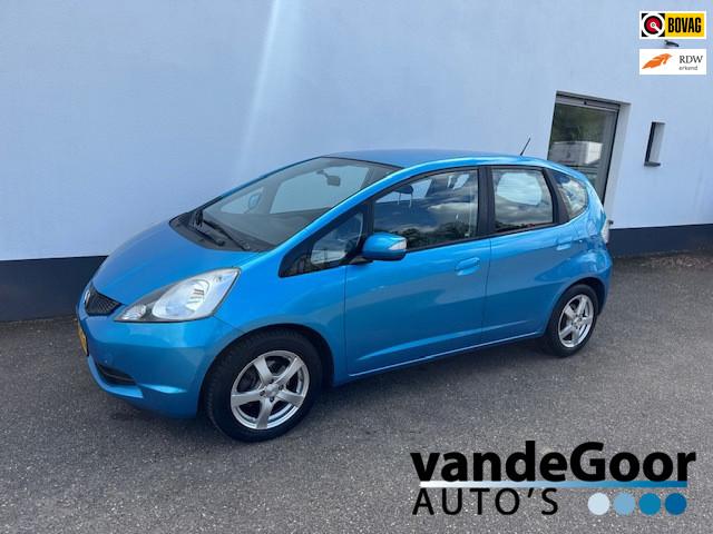 Honda Jazz 1.4 Comfort, '09, 5-drs, climate, lm velgen nette, Voorwielaandrijving, 1046 kg, 4 cilinders, Blauw