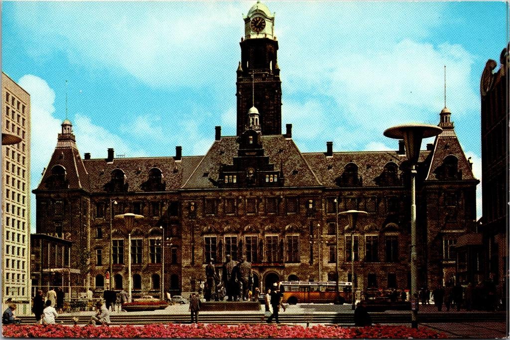 Stadhuis - Rotterdam, Verzenden, 1960 tot 1980, Ongelopen, Zuid-Holland