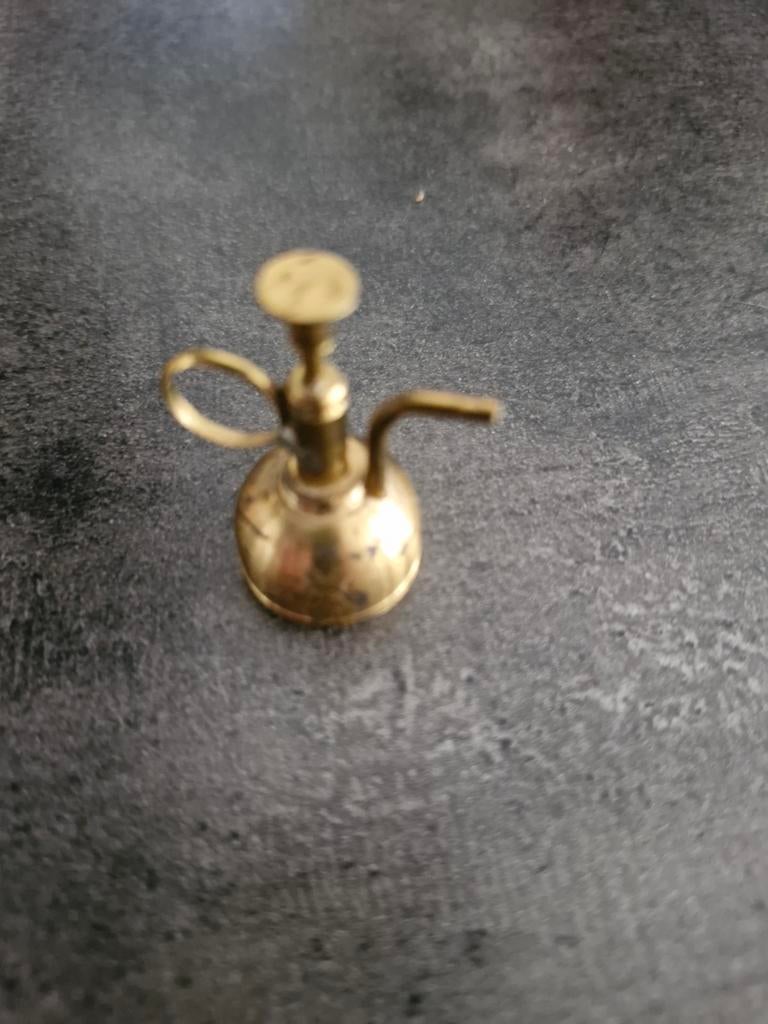 Miniatuur Koperen Plantenspuit, Antiek en Kunst, Ophalen of Verzenden