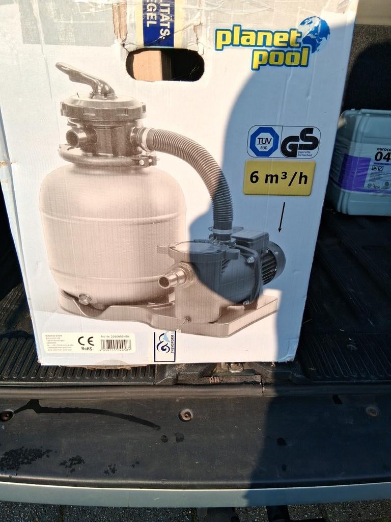 Zandpomp en zoutwatersysteem, Tuin en Terras, Zwembad-toebehoren, Ophalen of Verzenden, Zo goed als nieuw, Zwembadpomp