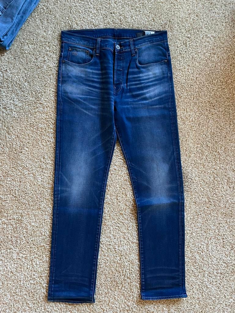 G-star 3301 jeans/spijkerbroek blauw mt. W34/L34, Kleding | Heren, Ophalen of Verzenden, Nieuw, Blauw, W33 - W34 (confectie 48/50)