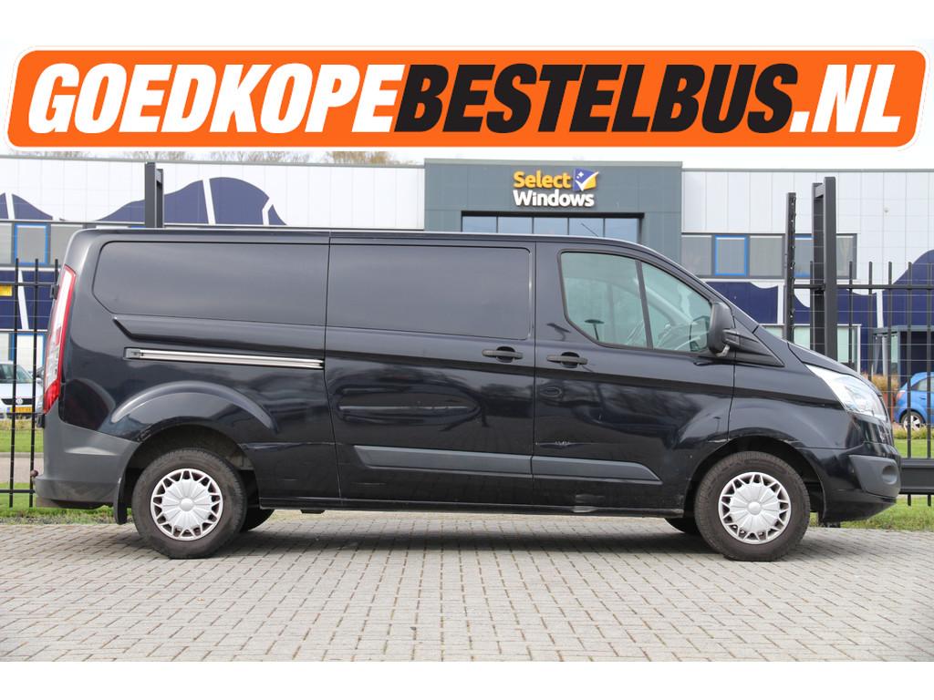 Ford Transit Custom 2.2 TDCI 125 / L2H1 / Trekhaak / Cruise, Voorwielaandrijving, Euro 5, Stof, Gebruikt