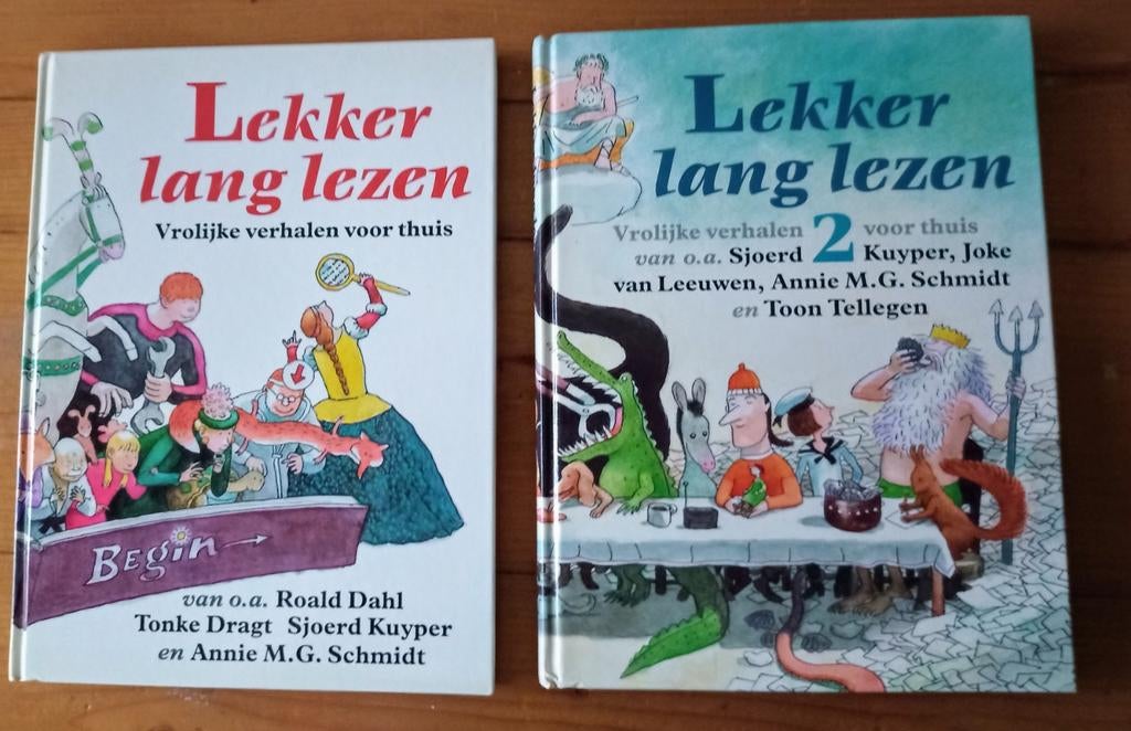 Lekker lang lezen deel 1 en 2, Boeken, Kinderboeken | Jeugd | onder 10 jaar, Gelezen, Fictie algemeen, Ophalen of Verzenden