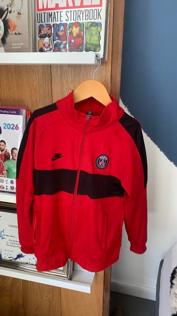 Paris saint germain jack, Kleding | Heren, Ophalen, Blauw, Zo goed als nieuw, Voetbal