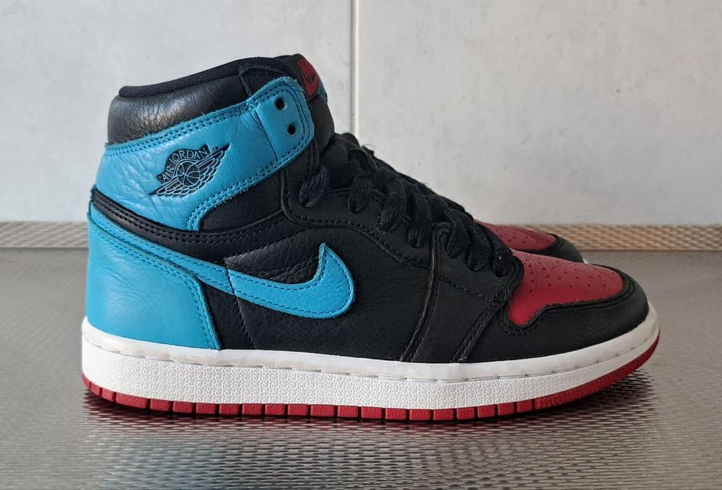 Nike air Jordan 1 high nc to chi, Kleding | Dames, Schoenen, Ophalen of Verzenden, Zo goed als nieuw, Overige kleuren