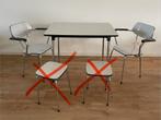 Formica tafel en stoelen, Ophalen, Gebruikt, 100 tot 150 cm, 50 tot 100 cm