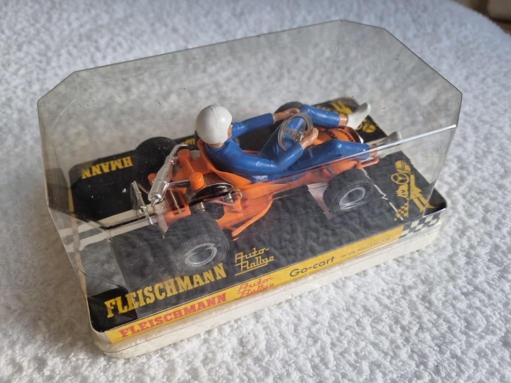 Fleischmann 3271 Go Kart oranje met man, NIEUW met OVP, Ophalen of Verzenden, Nieuw, Elektrisch, Fleischmann
