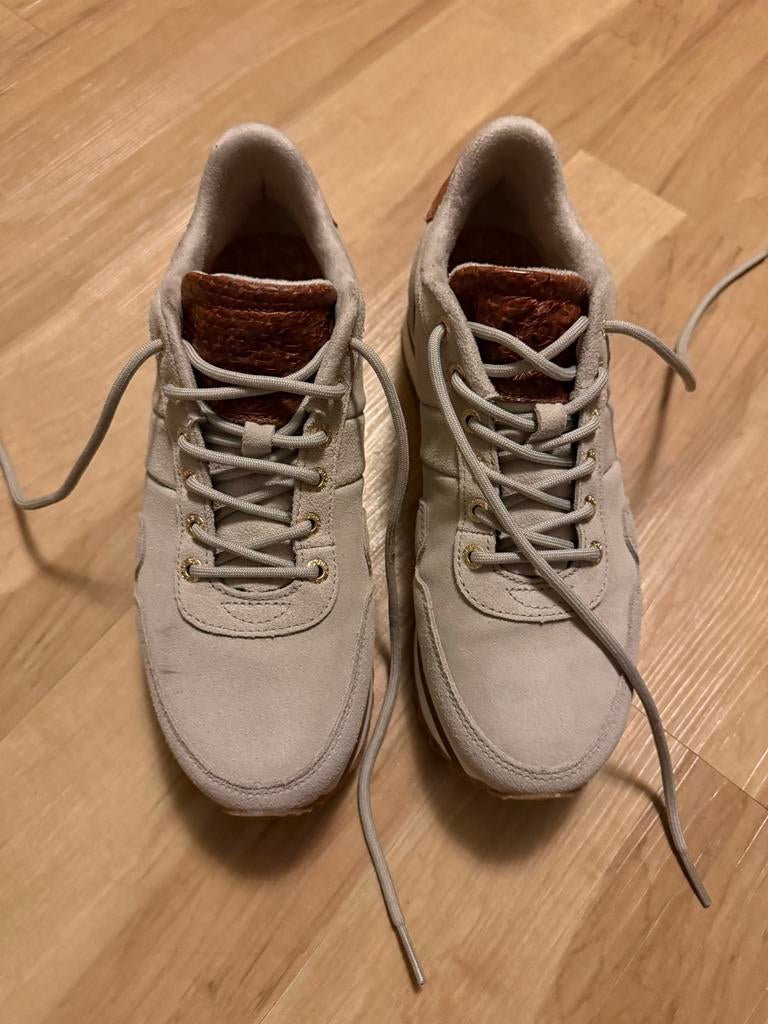 Woden Suede Plateau Sneakers Maat 38, Kleding | Dames, Schoenen, Beige, Ophalen of Verzenden, Sneakers of Gympen, Zo goed als nieuw