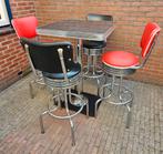 FIFTIES SIXTIES AMERIKAANSE BARKRUKKEN BEL AIR BARTAFEL, Huis en Inrichting, Barkrukken, Ophalen, 5 krukken of meer, 60 tot 90 cm