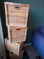 VANDAAG OF MORGEN 4 Houten Bakken voor Vakkenkast (Kallax), Ophalen, Minder dan 50 cm, Gebruikt, Minder dan 50 cm