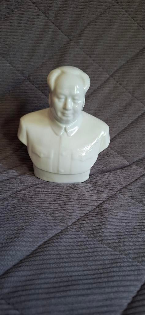 Mao Zedong beeldje vintage hoogte 13.5 cm, Ophalen of Verzenden