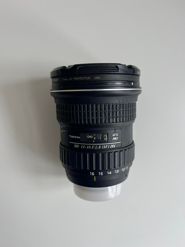Tokina groothoeklens 11-16 F2.8, Ophalen, Zo goed als nieuw, Minder dan 50 mm, Overige typen