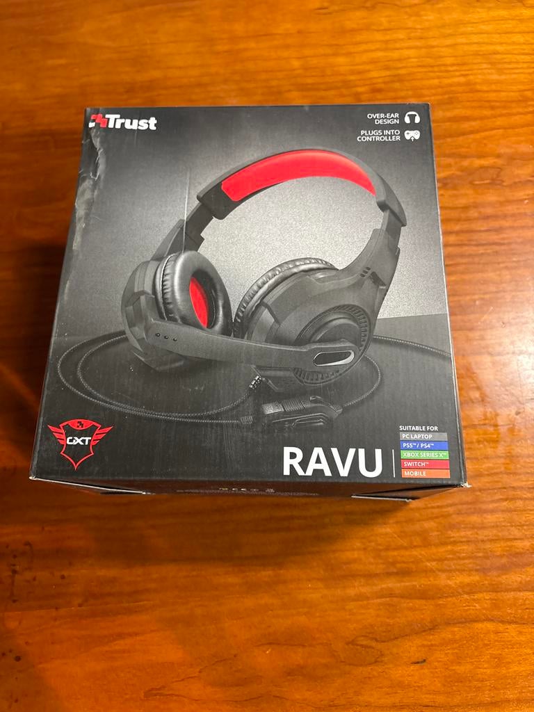 Trust CXT Ravu Gaming Headset - Over-ear Design, Ophalen of Verzenden, Nieuw