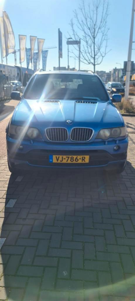 BMW X5 3.0D  2003 grijs kenteken, Auto's, Bestelauto's, Particulier, 4x4, ABS, Airbags, Airconditioning, Alarm, Boordcomputer